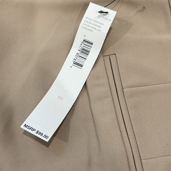 NWT DKNY soft stretchy straight leg slack Pants - Picture 4 of 4